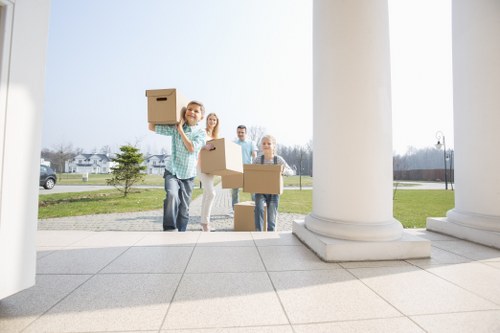 Professional packing supplies and organized moving boxes in Kingstonvale